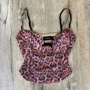 Leopard Print Women's Top